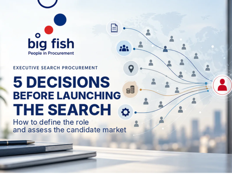 Procurement Recruitment: 5 Decisions to Make Before Launching the Search