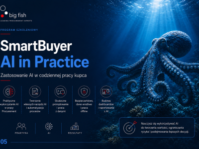 SmartBuyer AI in Practice Praktyczne wykorzystanie AI w codziennej pracy działu zakupów | Big Fish Sp. z o.o.