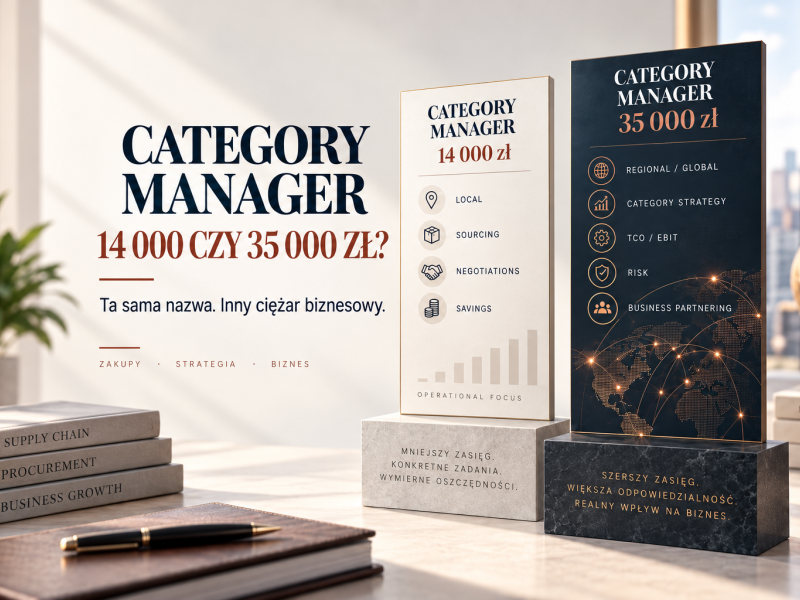Category Manager: 14 000 czy 35 000 zł? Co naprawdę decyduje o wynagrodzeniu