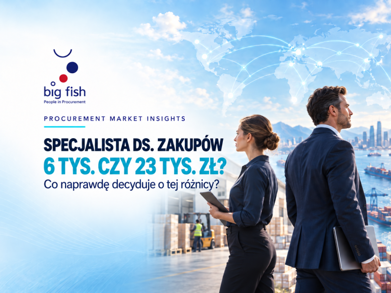 Ile zarabia specjalista ds. zakupÃ³w? Co decyduje o rÃ³Å¼nicy miÄdzy 5 000 a 23 000 zÅ?